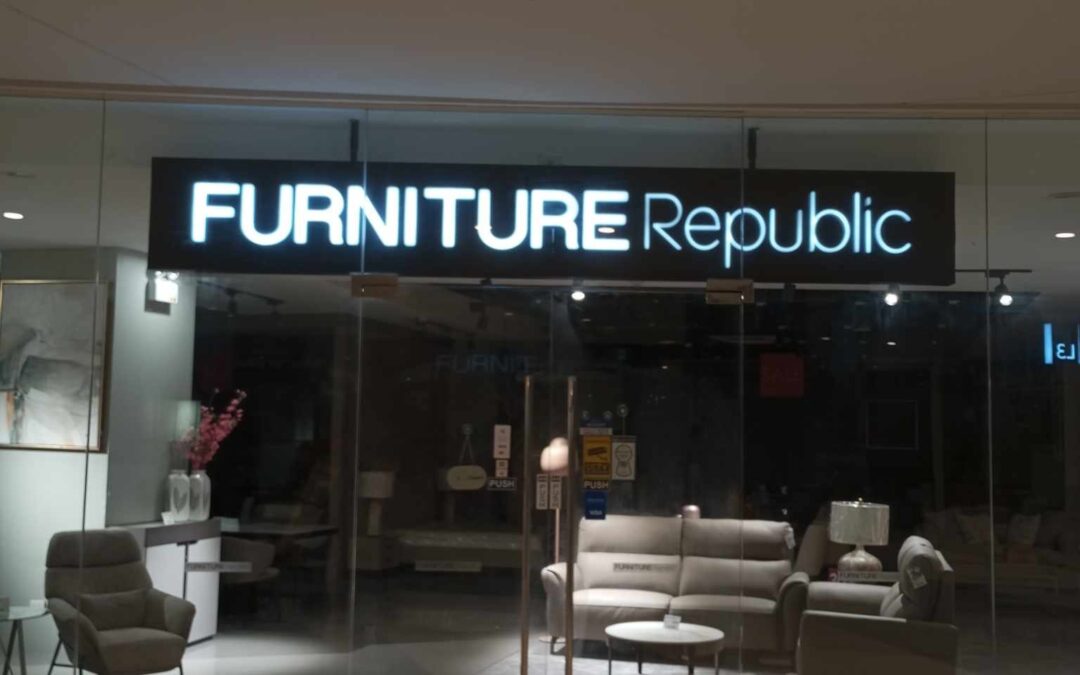 Acrylic lighted signages
